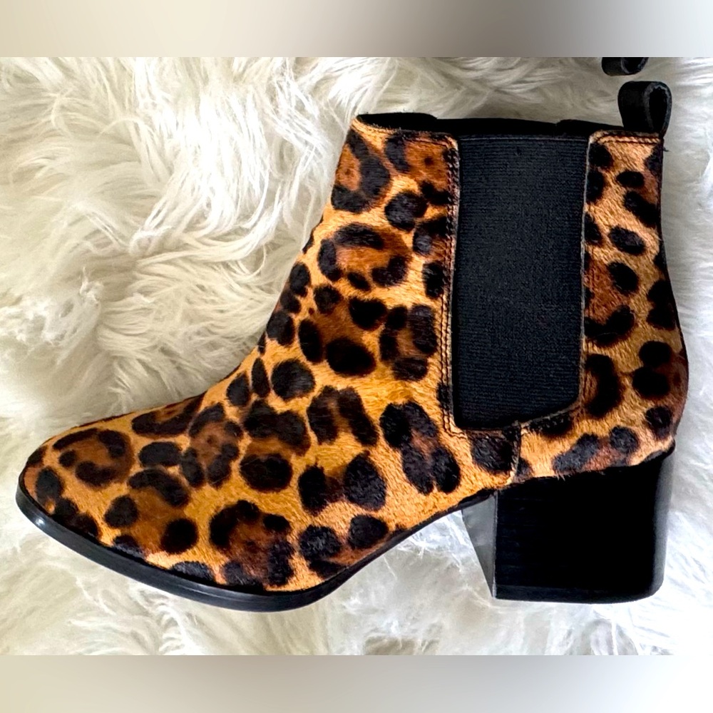 Nine West Animal Print Ankle Booties